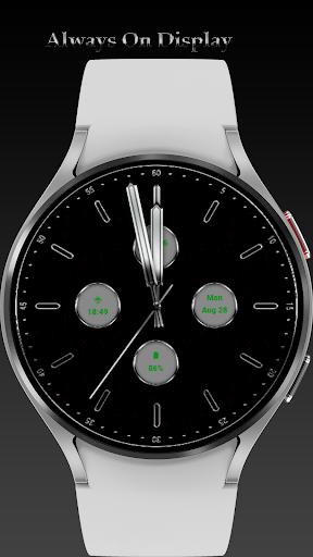 Green Analog Watch Face Screen 3