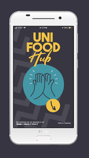 Android application Uni Food Hub screenshort
