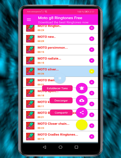Moto g8 Ringtones Free