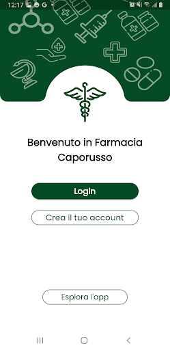 Android application Farmacia Caporusso screenshort