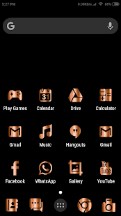 New HD Copper Iconpack theme P Screenshot