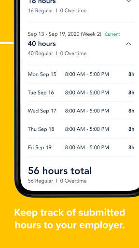 Screenshot of HomePay Time Tracker