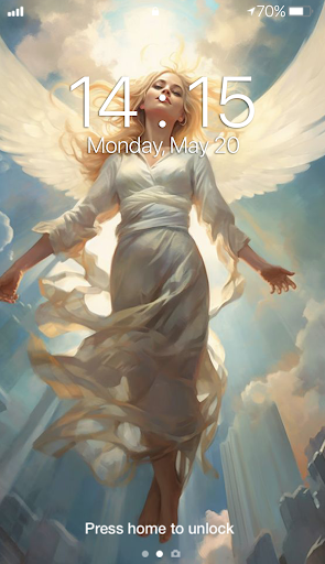 Android application Angel Wallpaper screenshort