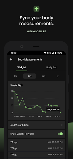 Screenshot of FitHero - Gym Workout Tracker