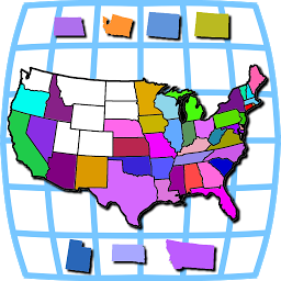 图标图片“USA Map Puzzle”