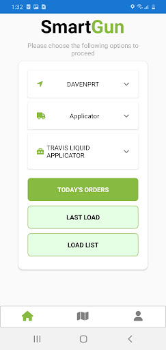 Android application AgWorks SmartGun screenshort