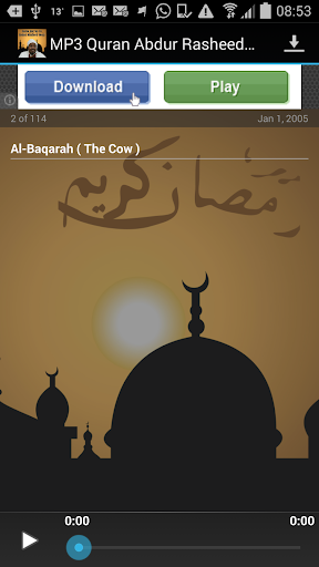 MP3 Quran Abdur Rasheed Soofy Screen 3
