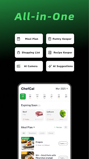 ChefCal: AI Meal Assistant Screenshot 2 - AppWisp.com