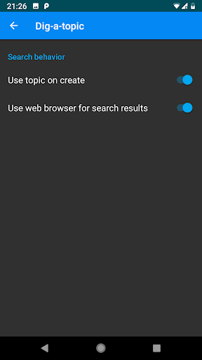 Dig-a-topic Screenshot 2 - AppWisp.com