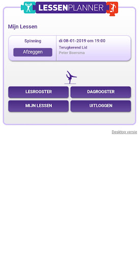Living Well Lessenplanner Screen 3