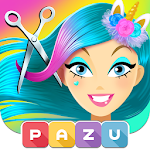 Cover Image of Download Girls Hair Salon Unicorn - Hairstyle kids games 1.09 APK
