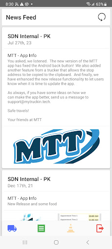 My Truckin Mobile App