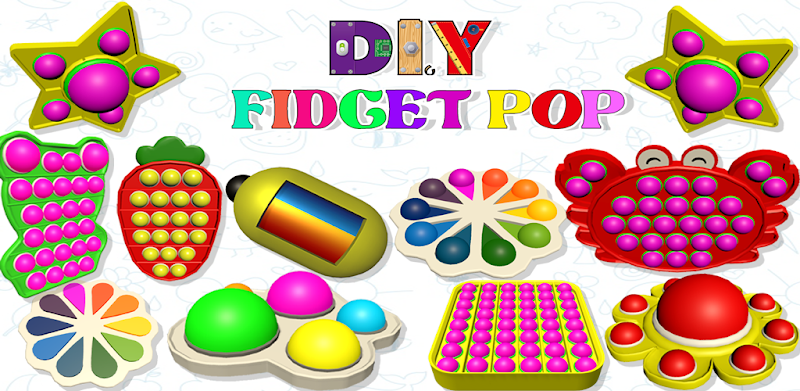 DIY Pop it Fidget toy! Calm ASMR Game