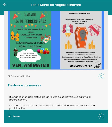 Santa Marta de Magasca Informa Screen 3