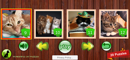 Wonderful Cat Puzzles Screen 3