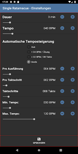 Drum Training Screen 3