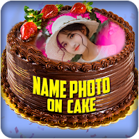 Name Photo on Birthday Cake –
