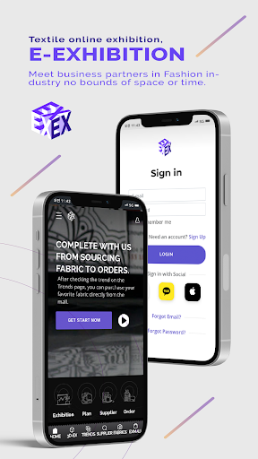 Android application E-Exhibition Meta screenshort