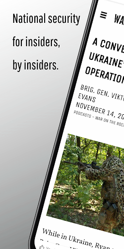 Android application WAR ON THE ROCKS screenshort
