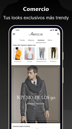 Android application Amolia Spanish screenshort