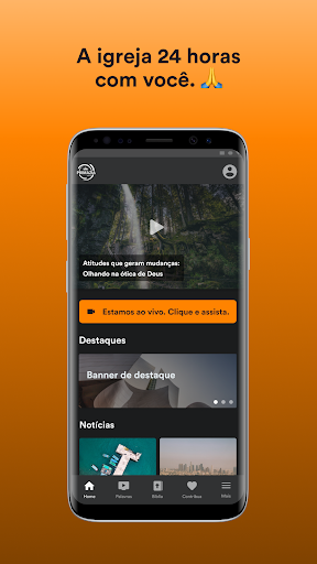 Android application Igreja Primazia screenshort