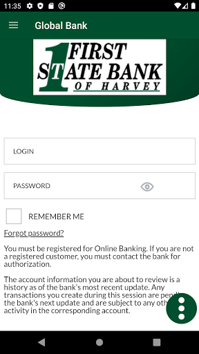 First State Harvey Mobile Bank Screen 2