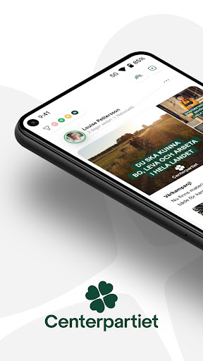 Android application Centerpartiet screenshort