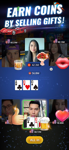PokerGaga: Cards & Video Chat androidhappy screenshots 2