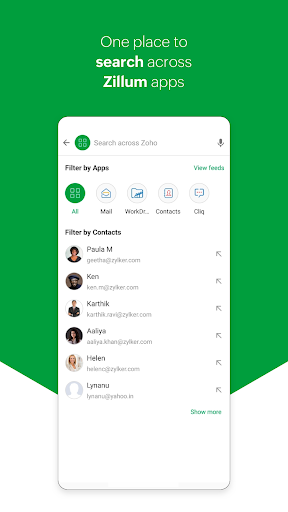 Zillum - Family cloud by Zoho Screen 2