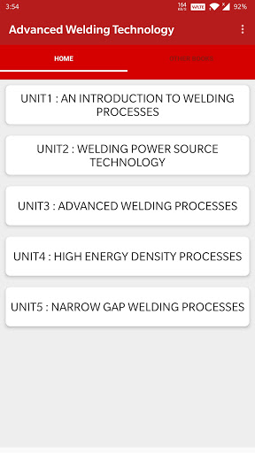 Android application Welding Technology screenshort