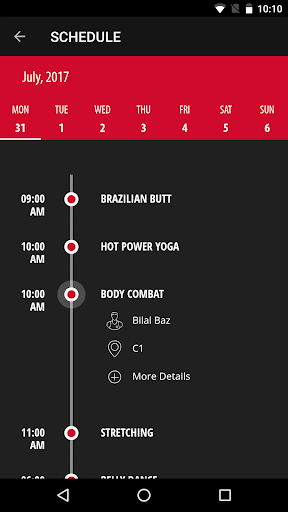 Champs Fitness Screen 2