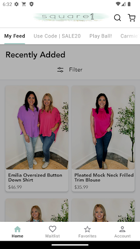 Screenshot of Square 1 Boutique