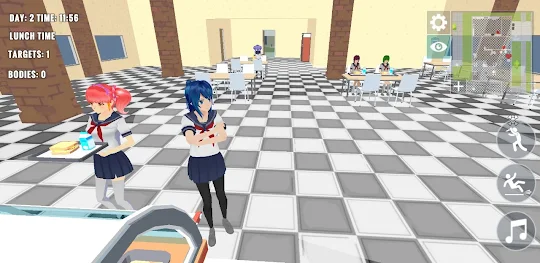 Anime Love School Simulator