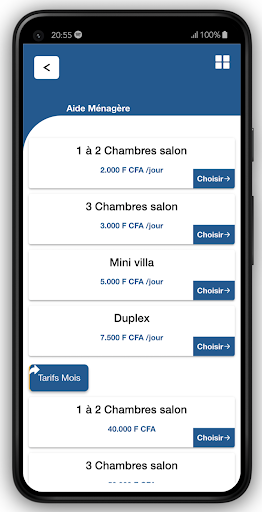 Android application Betaa Service screenshort