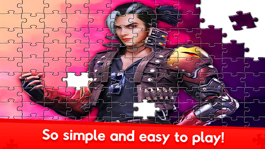 FFF Anime Fire Jigsaw Puzzle
