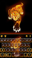screenshot of Neon Gold Tiger Theme