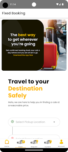 Sharing Cabs Screen 2