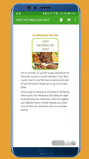 Android application Fast Metabolism Diet Plan screenshort