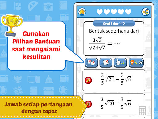 Soal UN SMA 2020 (UNBK) Screen 3