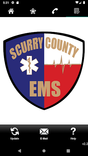 Android application Scurry County EMS Guidelines screenshort