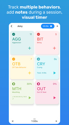 TallyFlex: ABA data collection Screen 2