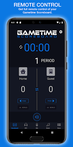 Android application GametimeSB screenshort