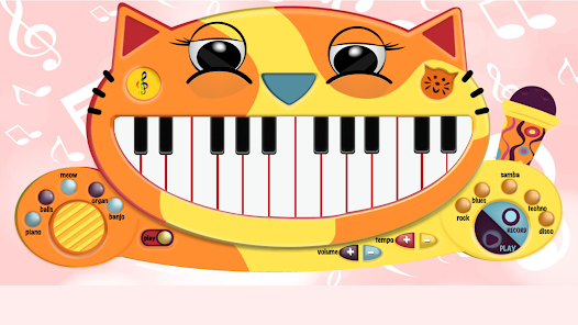 Cat Piano. Sounds-Music Mod + Apk(Unlimited Money/Cash) screenshots 1