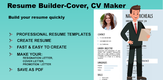 Resume Builder-Cover, CV Maker