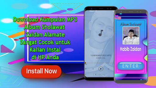 Android application Album Sholawat Zaidan Alamate screenshort