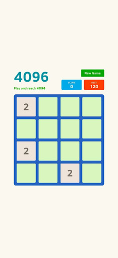 Android application 4096 - Play and reach 4096 screenshort