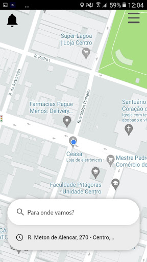 Android application GRID PASSAGEIRO screenshort