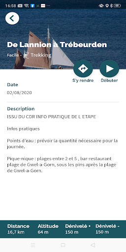 Android application My Chamina screenshort