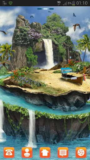 Theme Tropical GO Launcher EX Screen 2