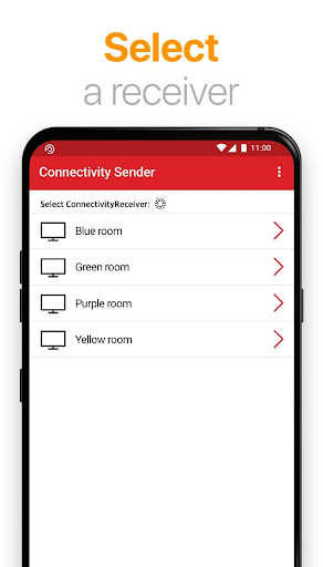 Android application Connectivity Sender screenshort